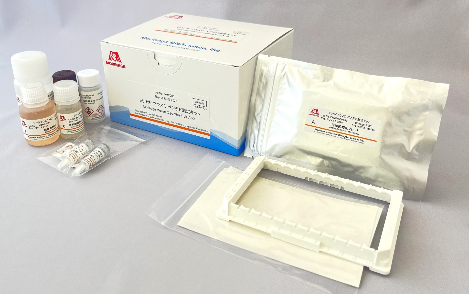 <span class="db-products__title--name">Mouse C-peptide ELISA Kit</span> <span class="db-products__title--num">Cat. M1304</span>