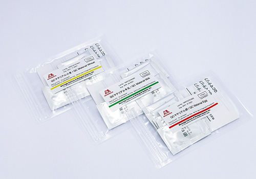 QC Material is incurred food containing a certain amount of food allergen proteins.<br>It can be used as an internal quality control or for training a technician.<br>If you would like to know allergen content in the QC Material