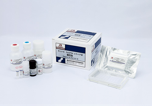 Peanut ELISA KitⅡ is sandwich enzyme immunoassay for the quantitative determination of peanut protein in processed or unprocessed foods.<br>Our original extraction solution enables target protein to solubilize even though it was insolubilized by food processing.<br>The extraction solution is identical for all of our ELISA KitⅡ.<br>An extraction procedure is simple and also the same as all ELISA KitⅡ.